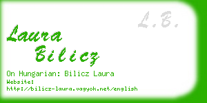 laura bilicz business card